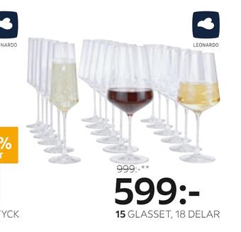 XXXLutz Glasset, 18 delar erbjuda