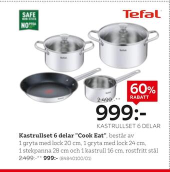 XXXLutz Kastrullset 6 delar cook eat erbjuda