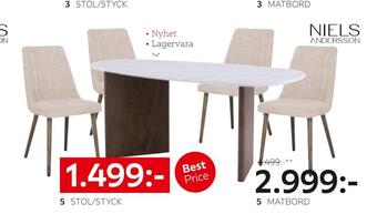 XXXLutz Stol/styck erbjuda