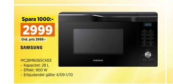 Power Samsung mikrovågsugn erbjuda