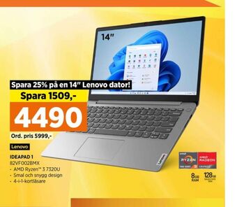 Power Lenovo laptop erbjuda