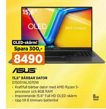 Power Asus laptop erbjuda
