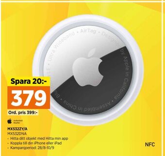 Power Apple air tag erbjuda
