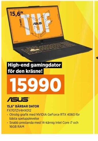 Power Asus laptop erbjuda