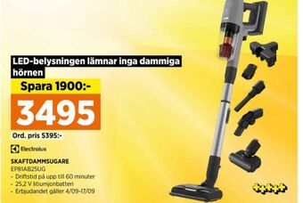 Power Electrolux dammsugare erbjuda