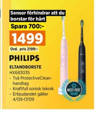 Power Philips eltandborste erbjuda