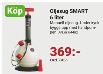 Erlandsons Brygga Oljesug SMART 6 liter erbjuda