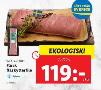 Lidl Färsk fläskytterfilé erbjuda