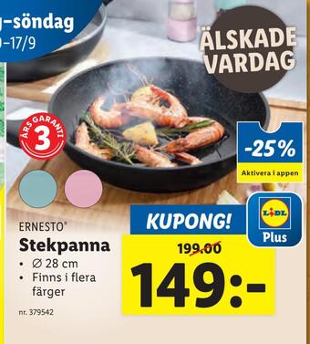 Lidl Stekpanna erbjuda