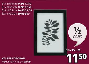 JYSK Valter fotoram erbjuda