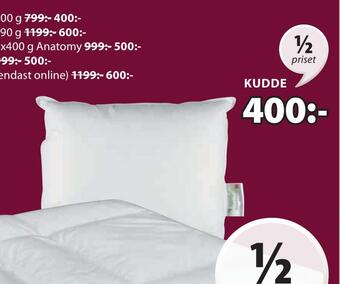 JYSK Kuddar erbjuda
