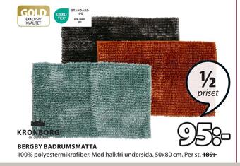 JYSK Bergby badrumsmatta erbjuda