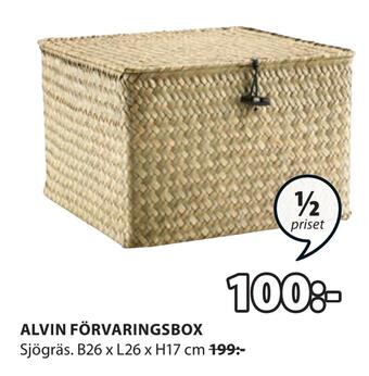 JYSK Alvin förvaringsbox erbjuda