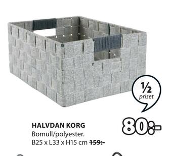 JYSK Halvdan korg erbjuda