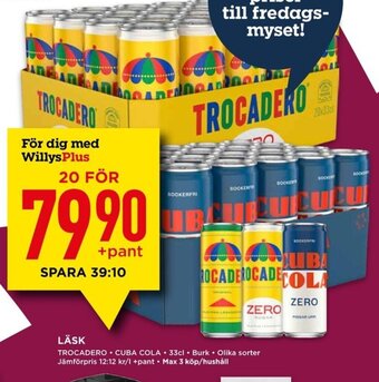 LÄSK TROCADERO CUBA COLA