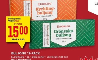 Willys BULJONG 12-PACK erbjuda
