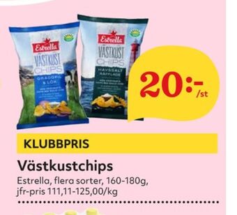Hemköp Estrella chips erbjuda
