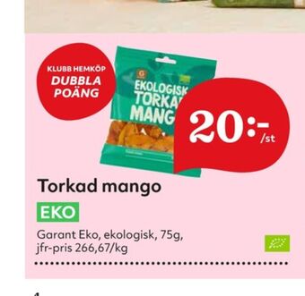 Hemköp Garant mango erbjuda