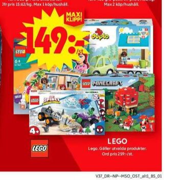 ICA Maxi Lego leksaker erbjuda