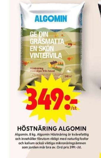 ICA Maxi Algomin gödsel erbjuda