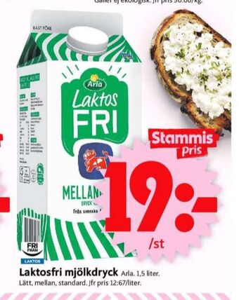 ICA Supermarket Arla lättmjölk erbjuda