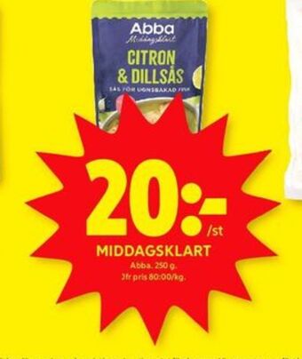 ICA Kvantum Abba såser kyld erbjuda