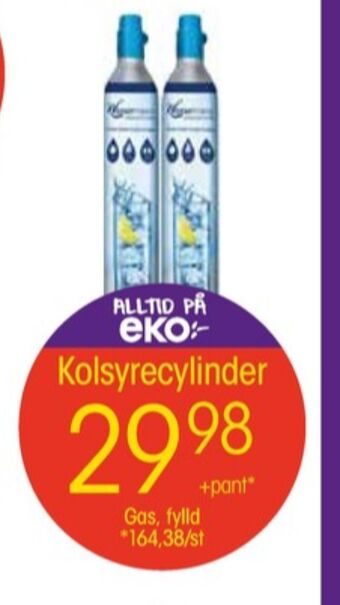 EKO Wassermaxx kolsyrepatron erbjuda