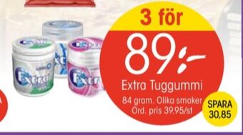 EKO White tuggummi sweet mint erbjuda
