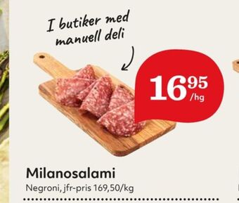 Hemköp Negroni salami erbjuda