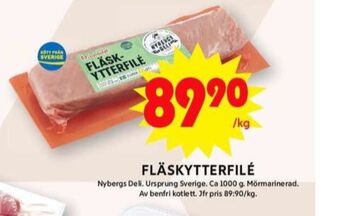 ICA Maxi Nybergs deli fläskytterfilé erbjuda