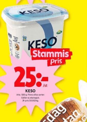 ICA Kvantum Keso cottage cheese erbjuda