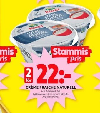 ICA Kvantum Arla köket crème fraiche erbjuda