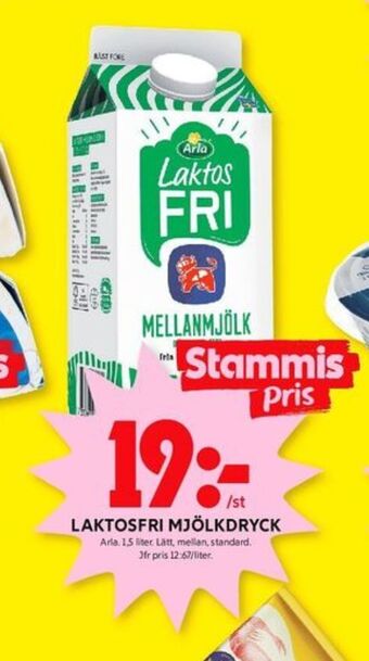 ICA Kvantum Arla lättmjölk erbjuda
