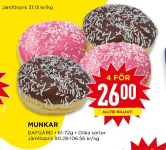 Willys Dafgårds butiksbakat kaffebröd erbjuda