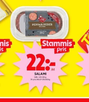 ICA Kvantum Gøl salami erbjuda