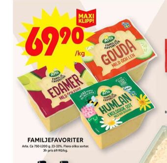 ICA Maxi Arla edamer erbjuda