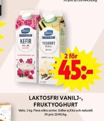ICA Maxi Valio yoghurt erbjuda