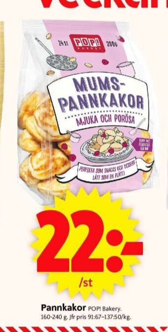Pop pannkakor
