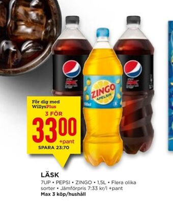 Willys Hemma Pepsi läskedryck erbjuda