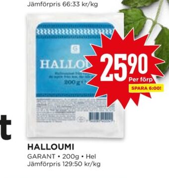Willys Hemma Garant halloumi erbjuda