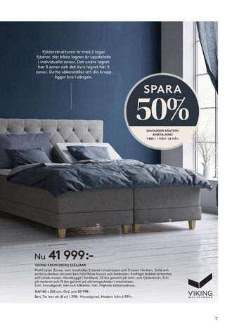 Seng Viking beds of sweden elevationssäng erbjuda