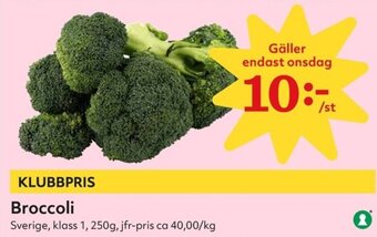 Hemköp Broccoli erbjuda