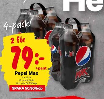 City Gross Pepsi max erbjuda