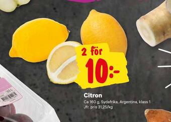 City Gross Citron erbjuda