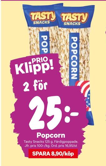 City Gross Popcorn erbjuda