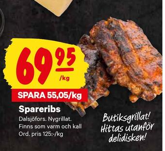 City Gross Spareribs erbjuda