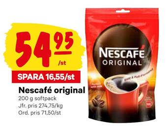 City Gross Nescafé original erbjuda