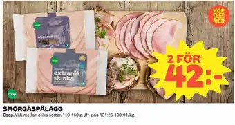 Coop Smörgåspålägg 110-160g