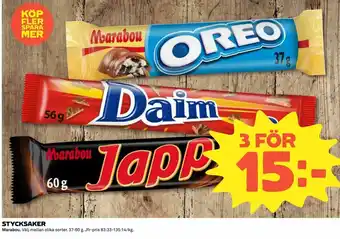 Marabou Stycksaker 37-60g