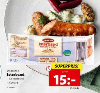 Lidl Enebacken Isterband 330g erbjuda